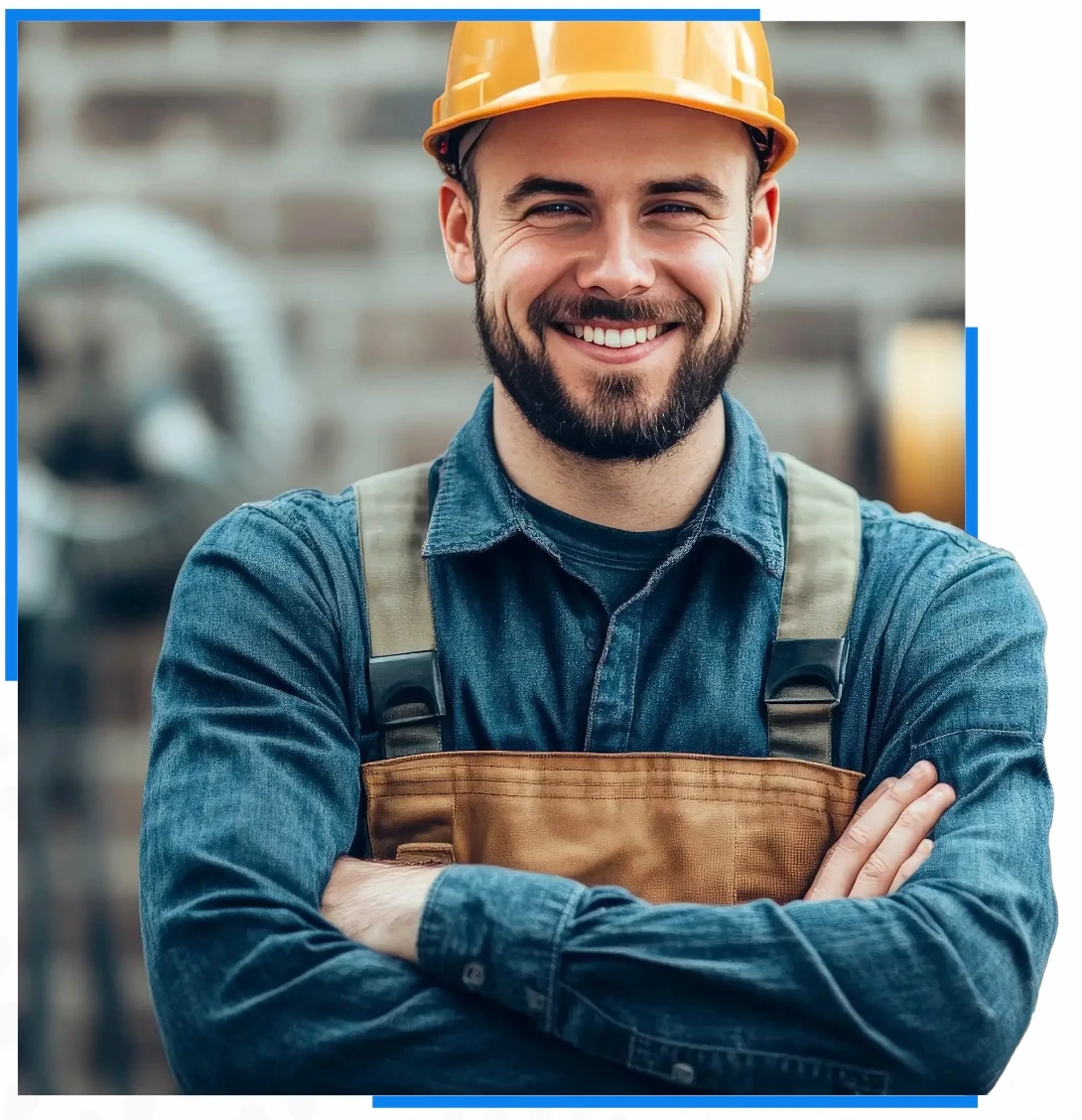 Electrician video marketing featuring a contractor on camera