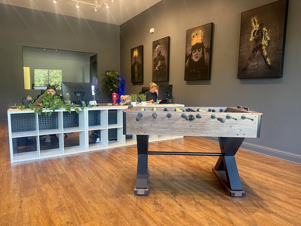 The ServiceHawk team at work in the Madisonville, Louisiana office